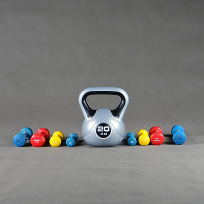 Dumbbells and Kettlebells - Weight Training Equipment for the Gym
